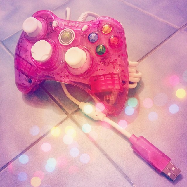 Rock Candy Bright Pink XBox Controller